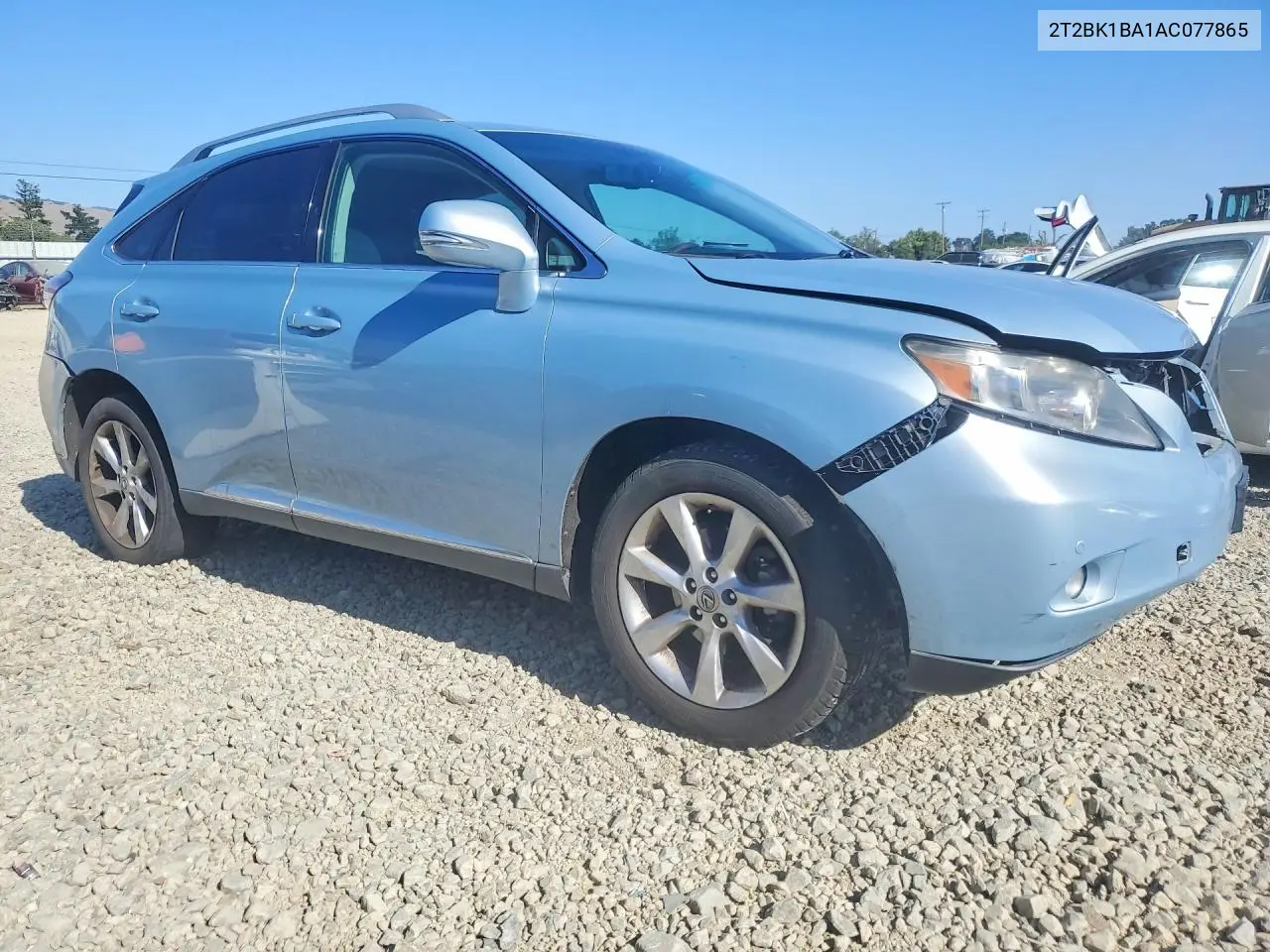 2010 Lexus Rx 350 VIN: 2T2BK1BA1AC077865 Lot: 53807036