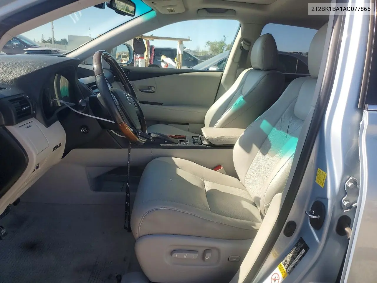 2010 Lexus Rx 350 VIN: 2T2BK1BA1AC077865 Lot: 53807036
