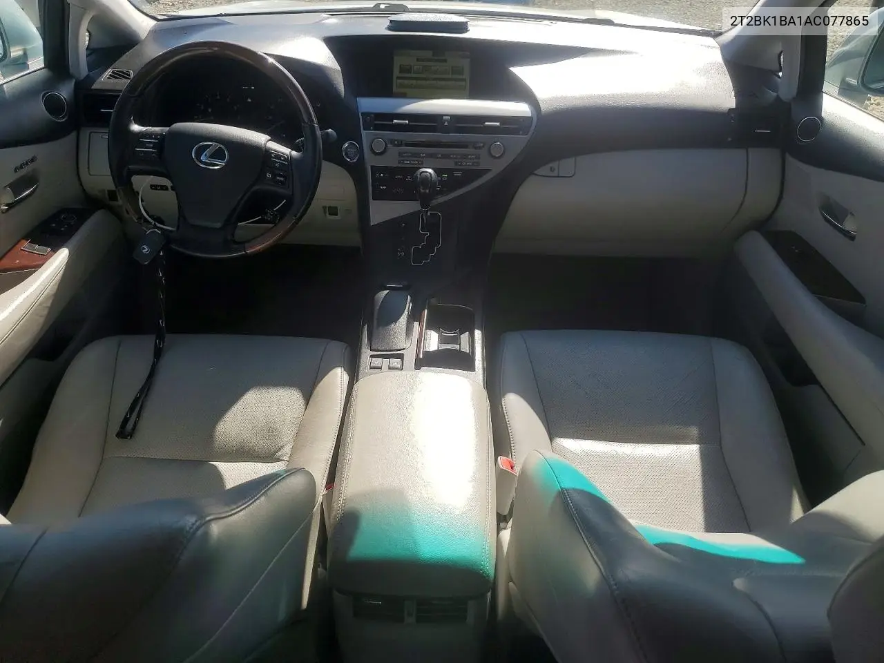 2010 Lexus Rx 350 VIN: 2T2BK1BA1AC077865 Lot: 53807036