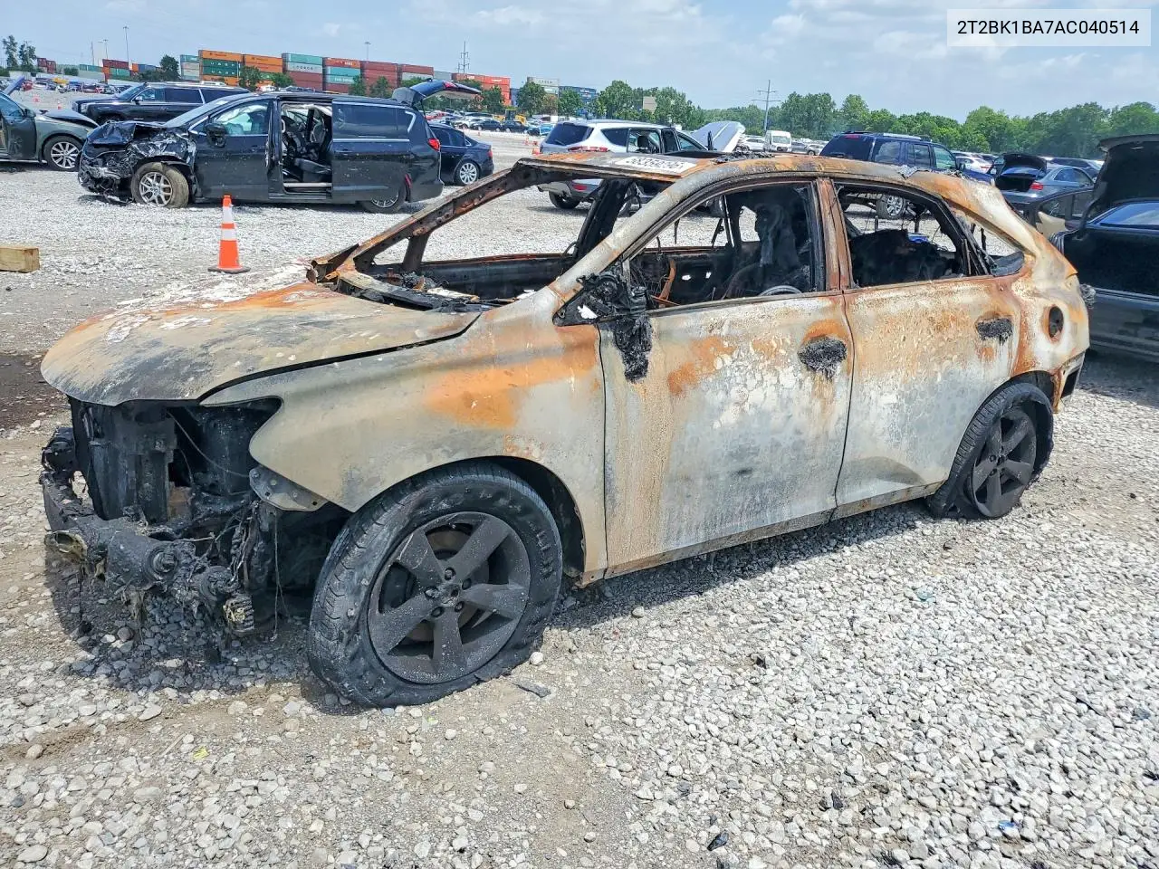 2010 Lexus Rx 350 VIN: 2T2BK1BA7AC040514 Lot: 58359296