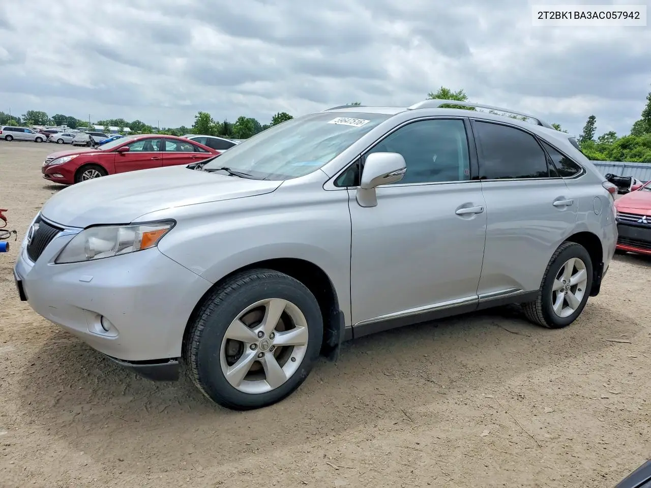 2010 Lexus Rx 350 VIN: 2T2BK1BA3AC057942 Lot: 59647516
