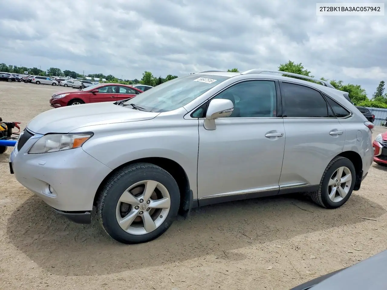 2010 Lexus Rx 350 VIN: 2T2BK1BA3AC057942 Lot: 59647516