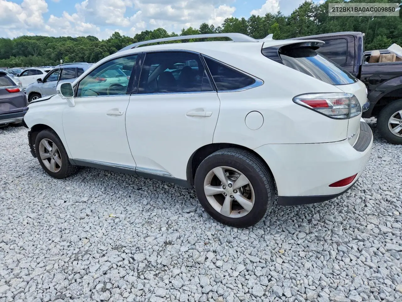 2010 Lexus Rx 350 VIN: 2T2BK1BA0AC009850 Lot: 60762046