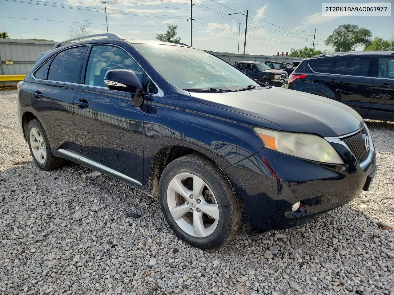 2010 Lexus Rx 350 VIN: 2T2BK1BA9AC061977 Lot: 61104586