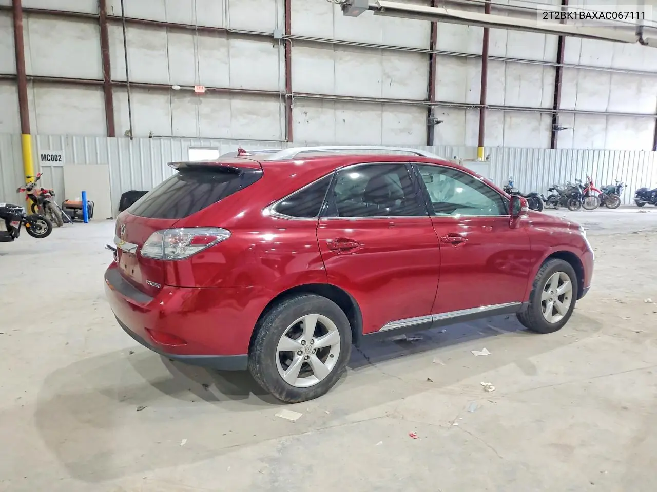 2010 Lexus Rx 350 VIN: 2T2BK1BAXAC067111 Lot: 61546776