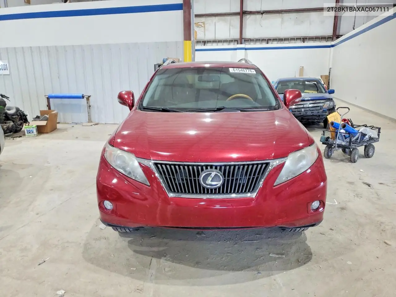 2010 Lexus Rx 350 VIN: 2T2BK1BAXAC067111 Lot: 61546776