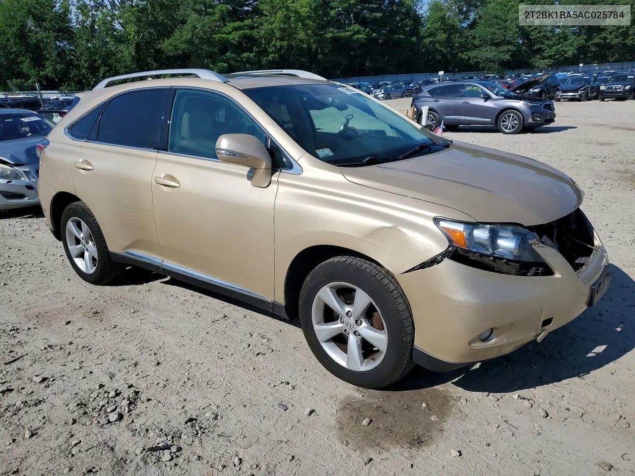 2010 Lexus Rx 350 VIN: 2T2BK1BA5AC025784 Lot: 61588986