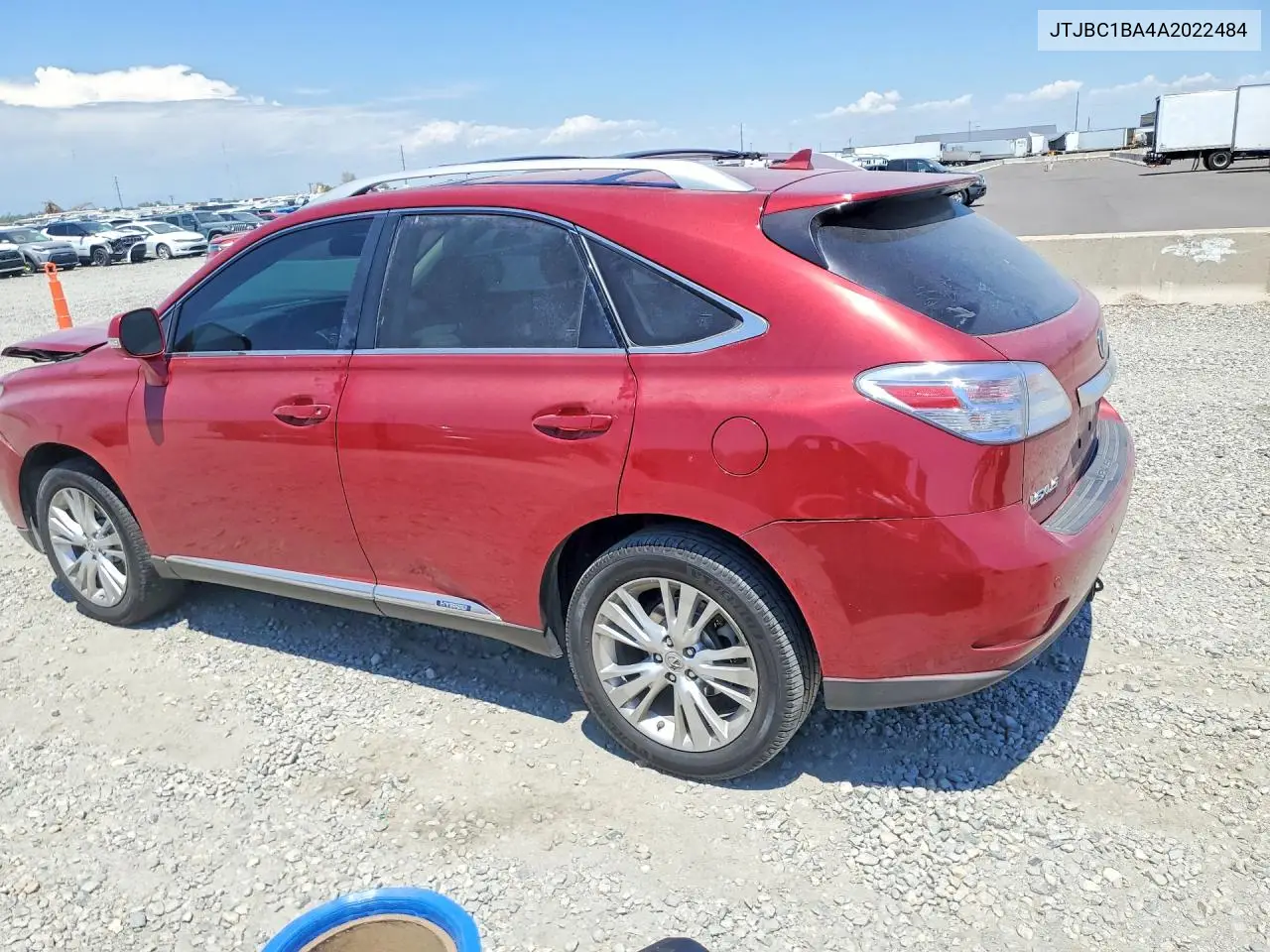 2010 Lexus Rx 450H VIN: JTJBC1BA4A2022484 Lot: 61624386