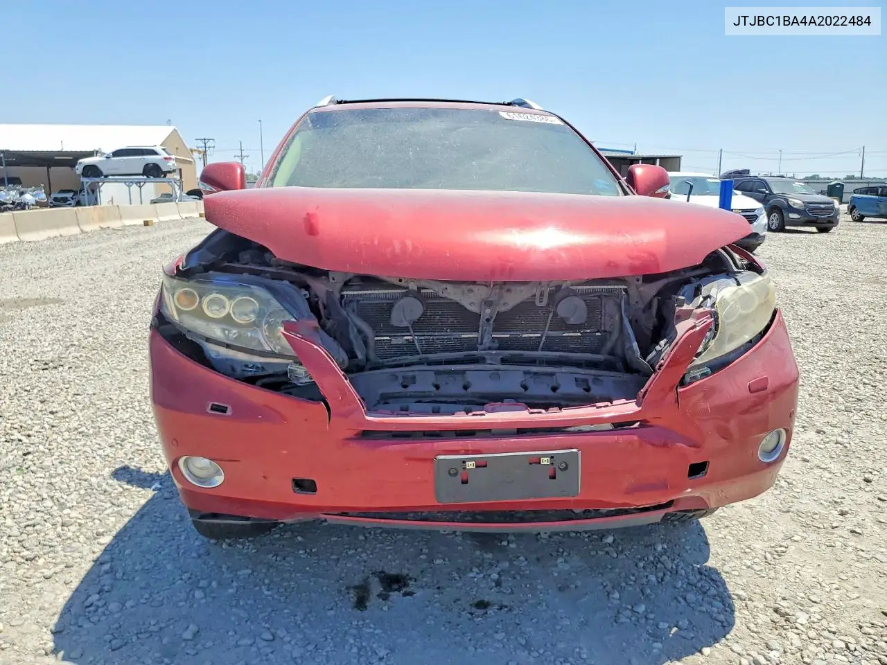 2010 Lexus Rx 450H VIN: JTJBC1BA4A2022484 Lot: 61624386