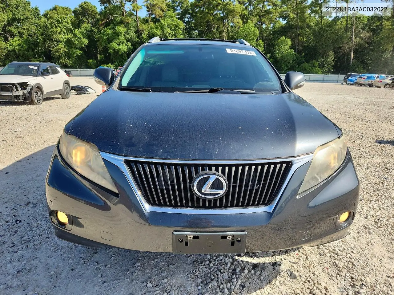 2010 Lexus Rx 350 VIN: 2T2ZK1BA3AC032022 Lot: 61667376
