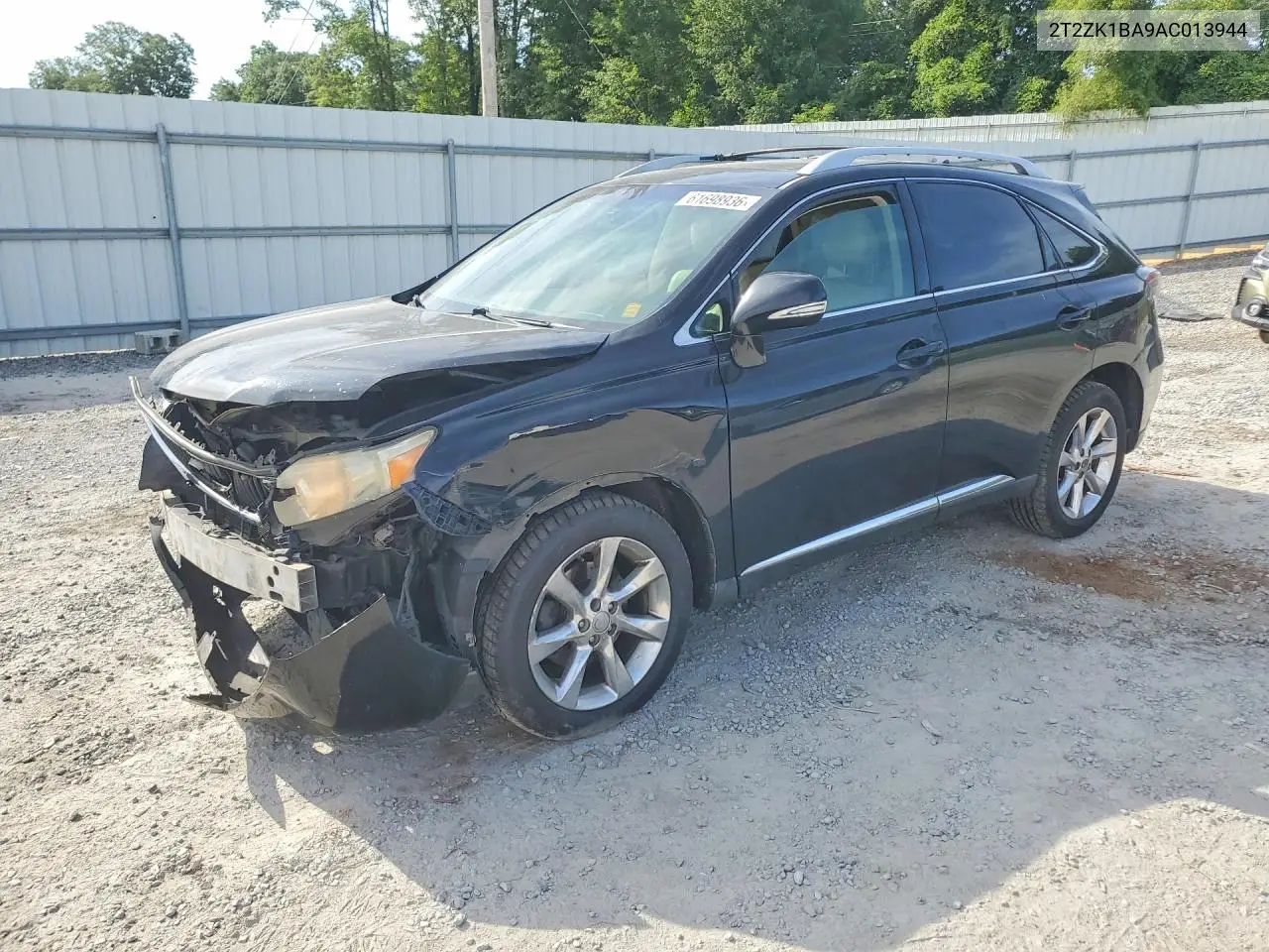 2010 Lexus Rx 350 VIN: 2T2ZK1BA9AC013944 Lot: 61698936