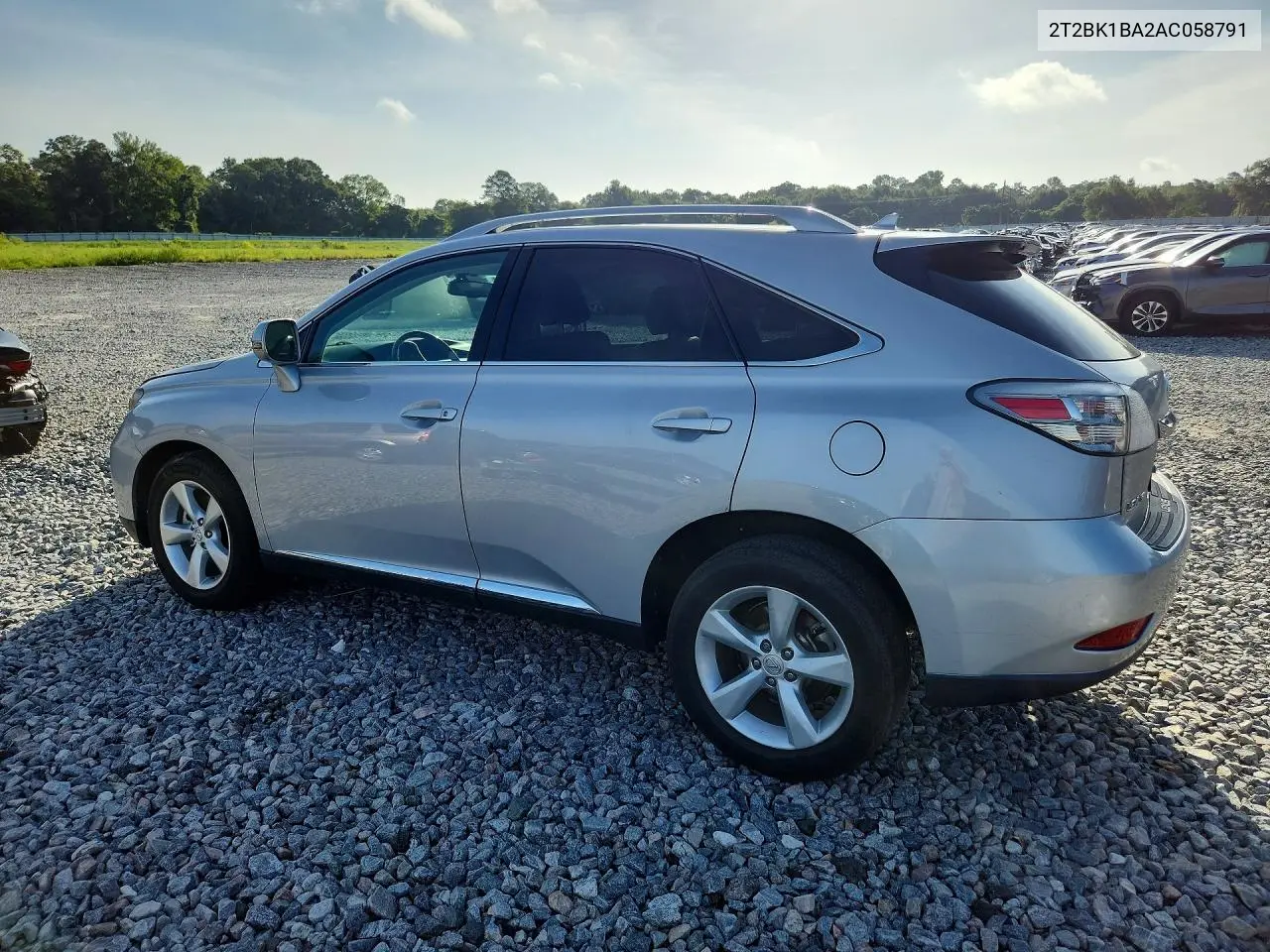 2010 Lexus Rx 350 VIN: 2T2BK1BA2AC058791 Lot: 61812296