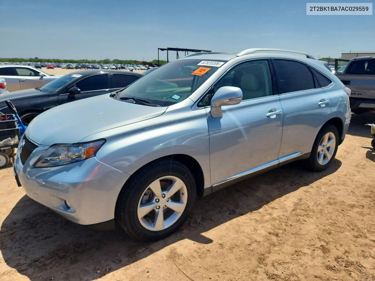 2010 Lexus Rx 350 VIN: 2T2BK1BA7AC029559 Lot: 62020306
