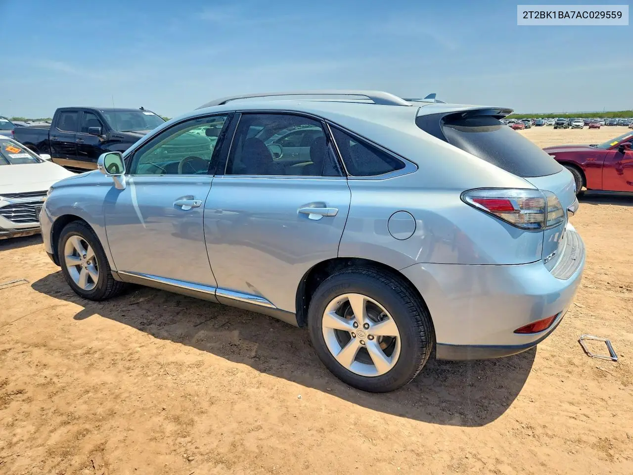 2010 Lexus Rx 350 VIN: 2T2BK1BA7AC029559 Lot: 62020306