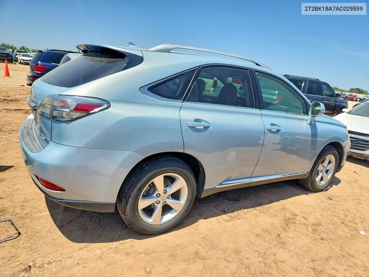 2010 Lexus Rx 350 VIN: 2T2BK1BA7AC029559 Lot: 62020306