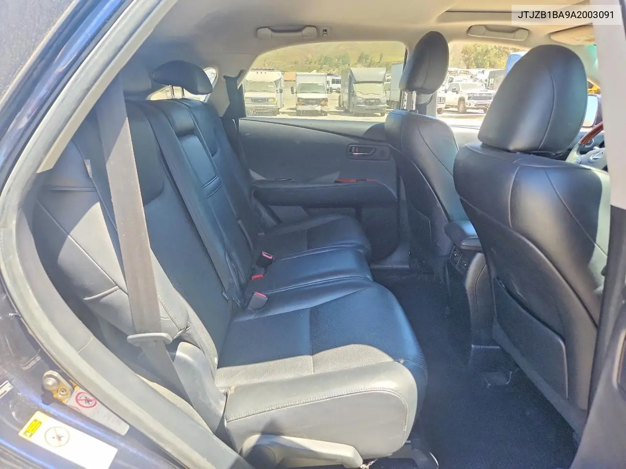 2010 Lexus Rx 450H VIN: JTJZB1BA9A2003091 Lot: 62039246