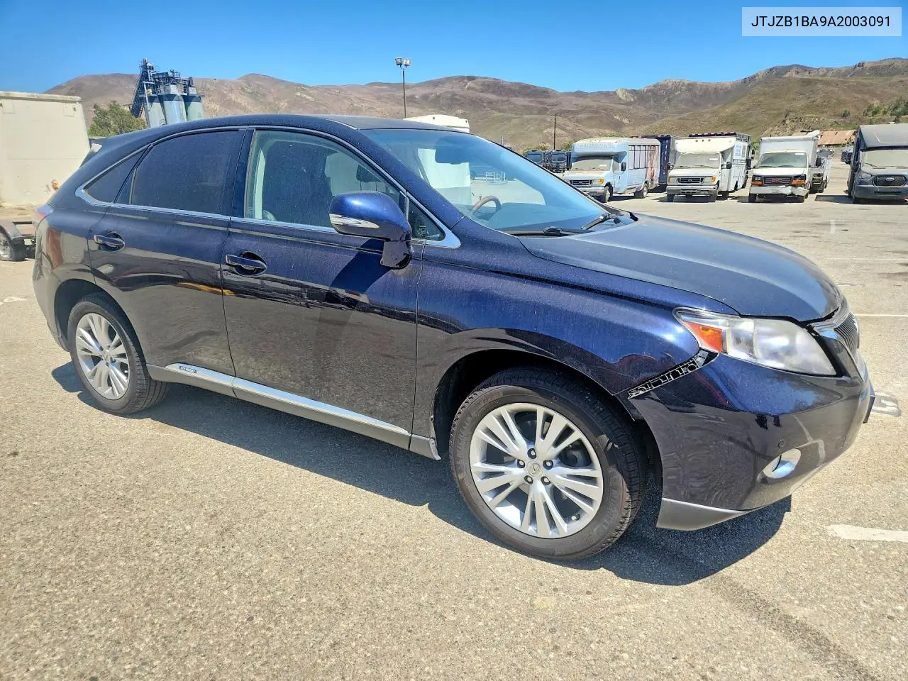 2010 Lexus Rx 450H VIN: JTJZB1BA9A2003091 Lot: 62039246