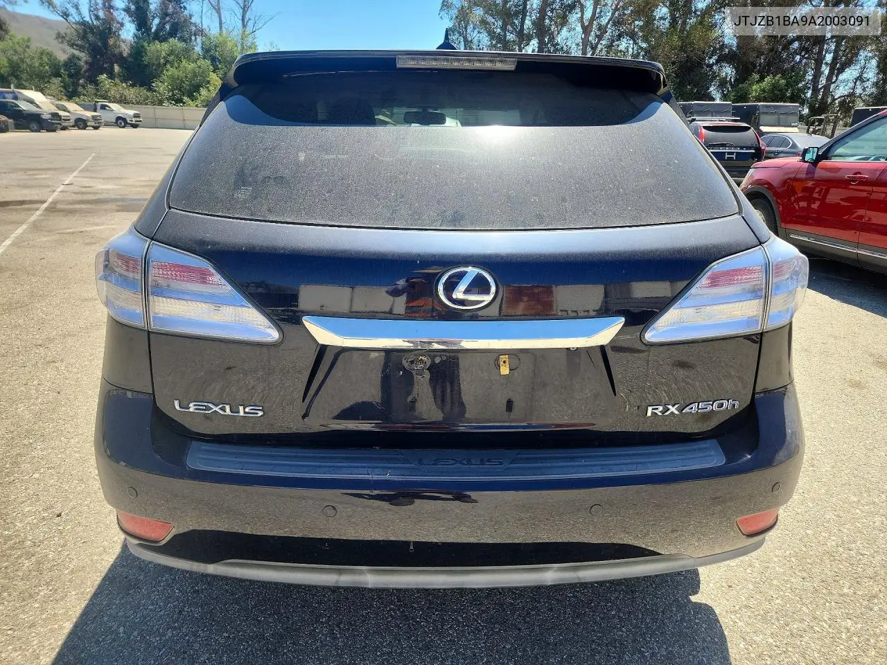 2010 Lexus Rx 450H VIN: JTJZB1BA9A2003091 Lot: 62039246