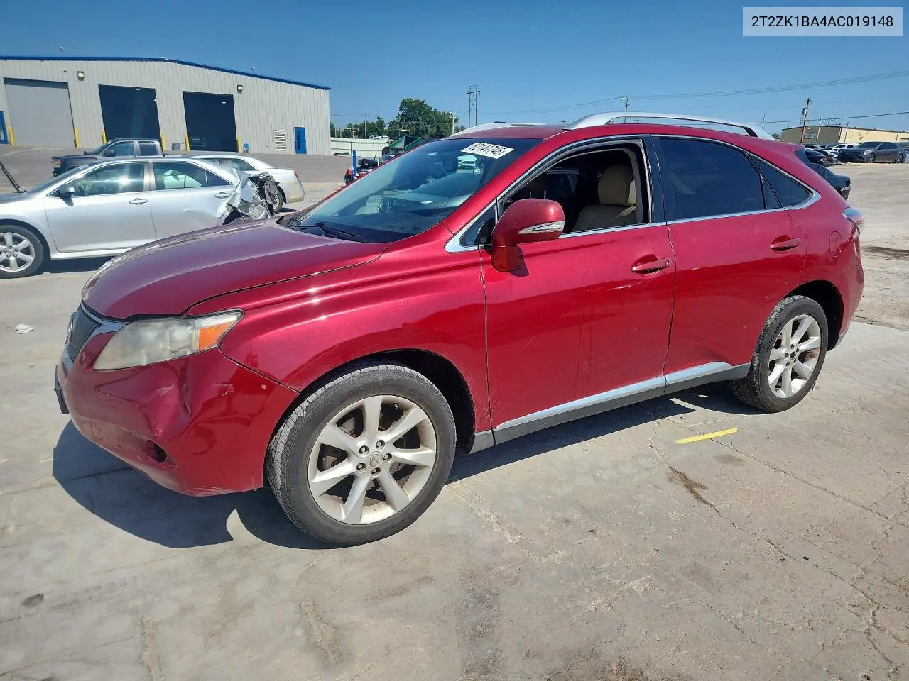 2010 Lexus Rx 350 VIN: 2T2ZK1BA4AC019148 Lot: 62144746