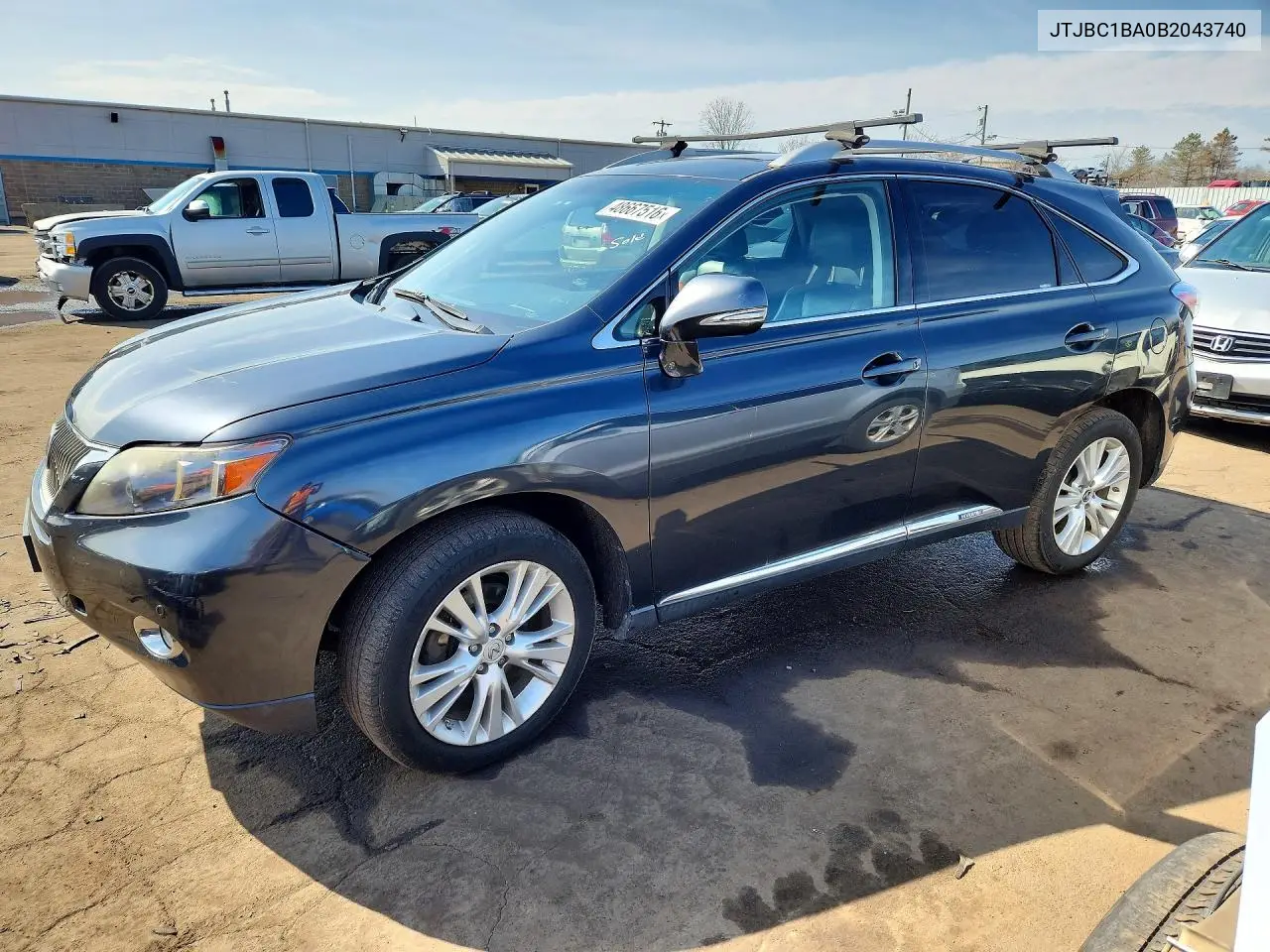 2011 Lexus Rx 450H Base VIN: JTJBC1BA0B2043740 Lot: 48667516