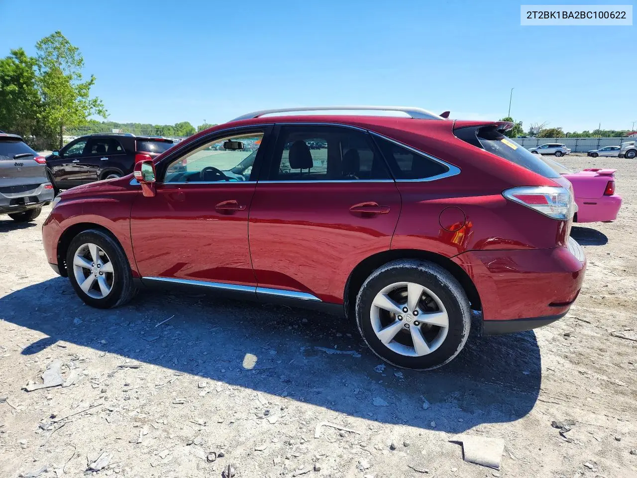 2011 Lexus Rx350 VIN: 2T2BK1BA2BC100622 Lot: 56092596