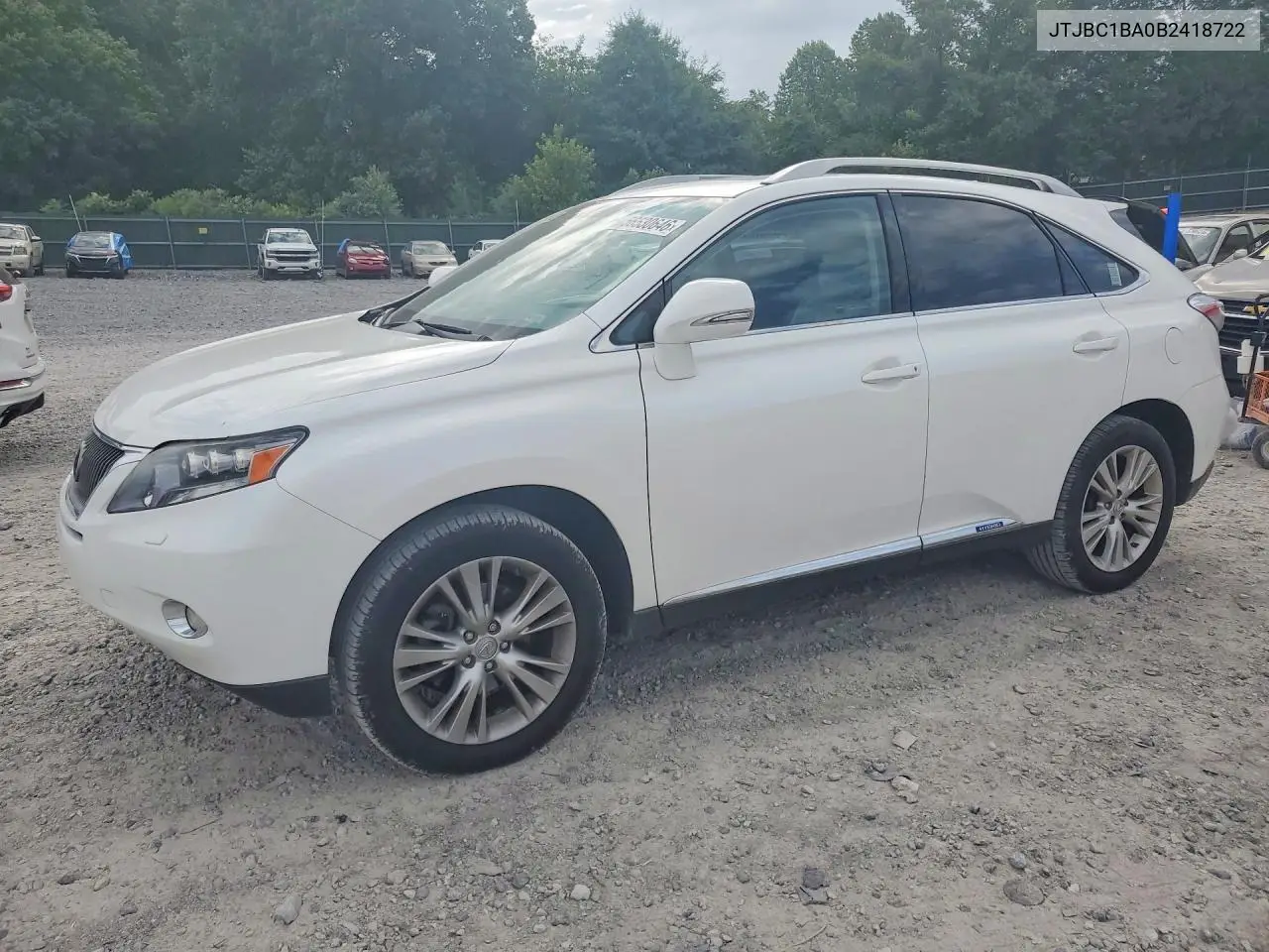 2011 Lexus Rx 450H VIN: JTJBC1BA0B2418722 Lot: 59760256