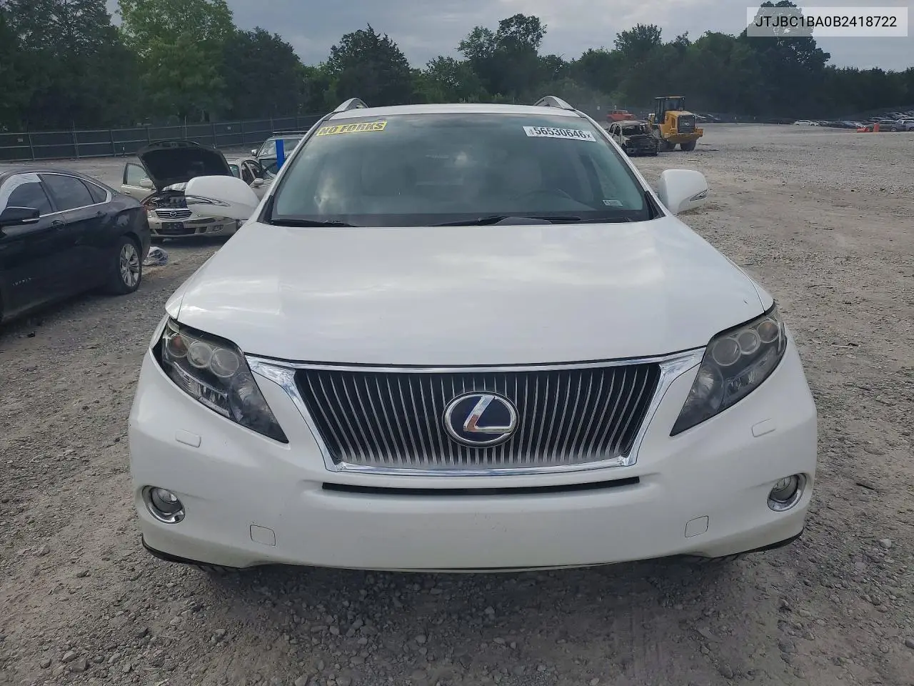 2011 Lexus Rx 450H VIN: JTJBC1BA0B2418722 Lot: 59760256