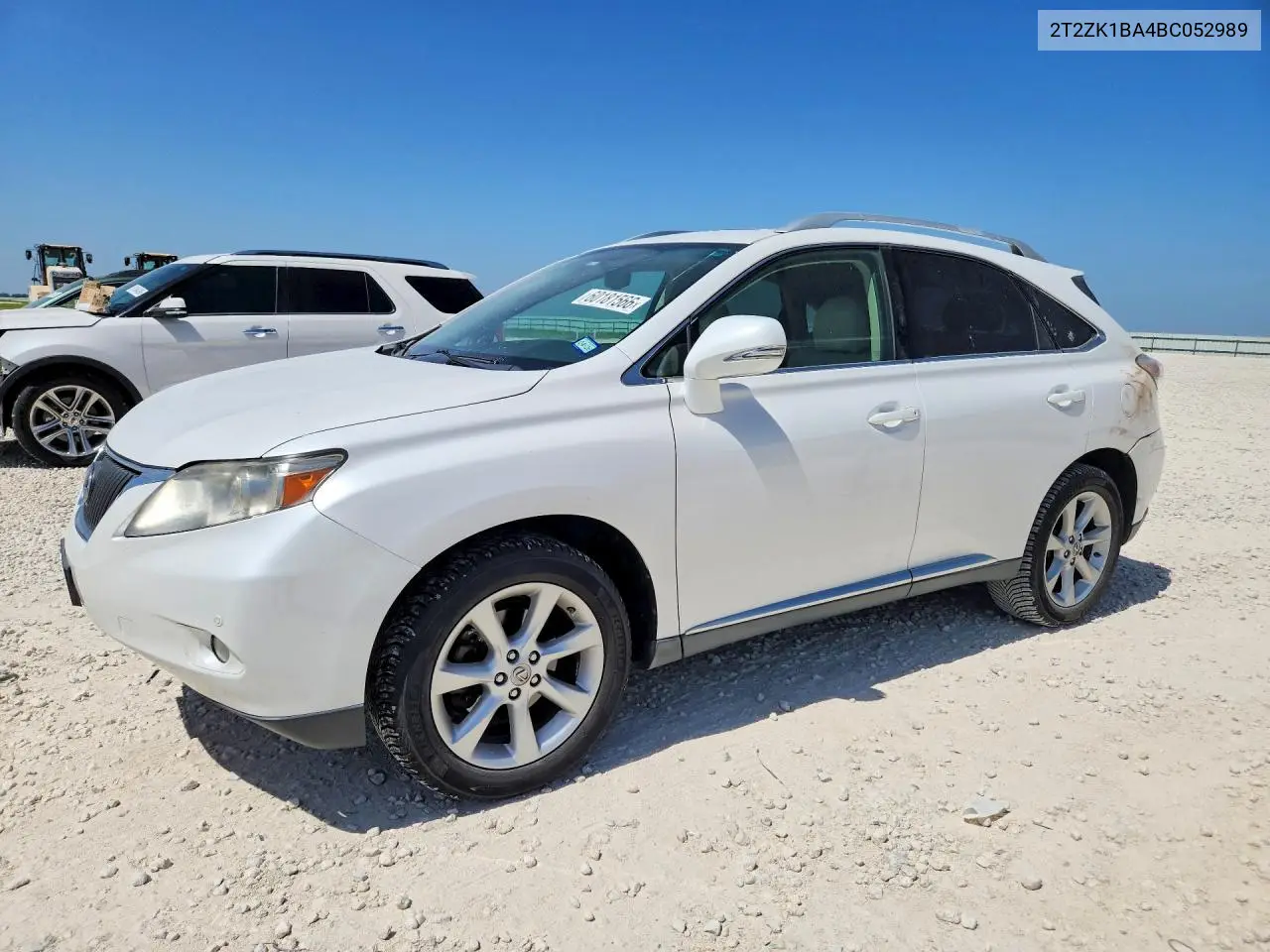 2011 Lexus Rx 350 VIN: 2T2ZK1BA4BC052989 Lot: 60181566