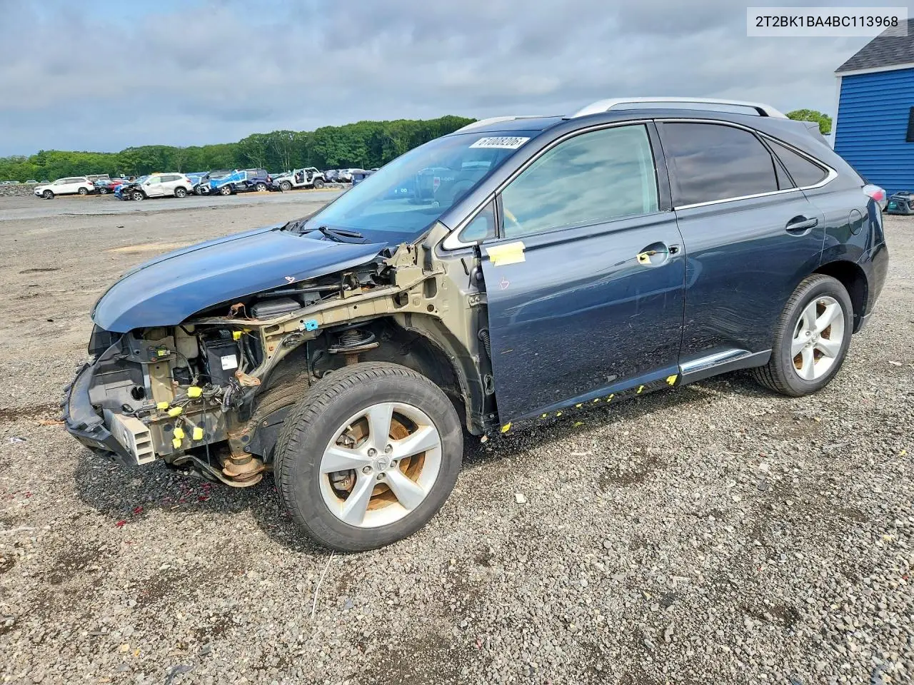 2011 Lexus Rx 350 VIN: 2T2BK1BA4BC113968 Lot: 61008206