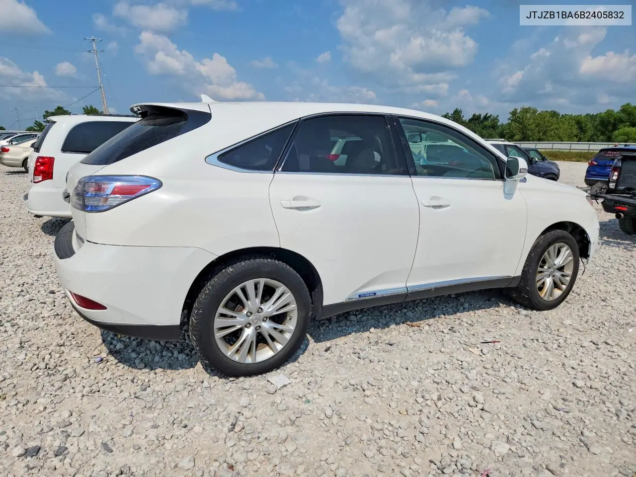 2011 Lexus Rx 450H VIN: JTJZB1BA6B2405832 Lot: 61386796