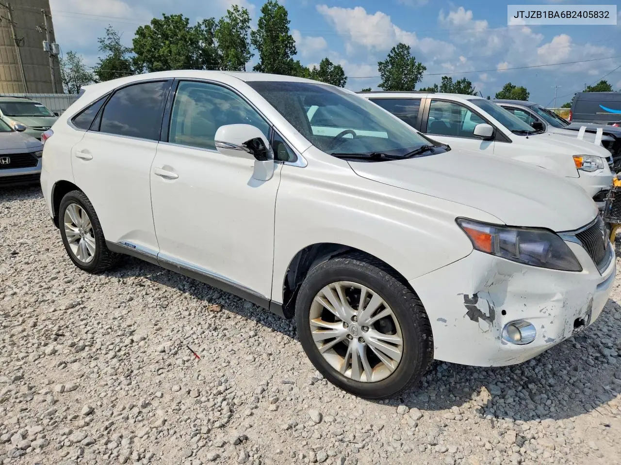 2011 Lexus Rx 450H VIN: JTJZB1BA6B2405832 Lot: 61386796