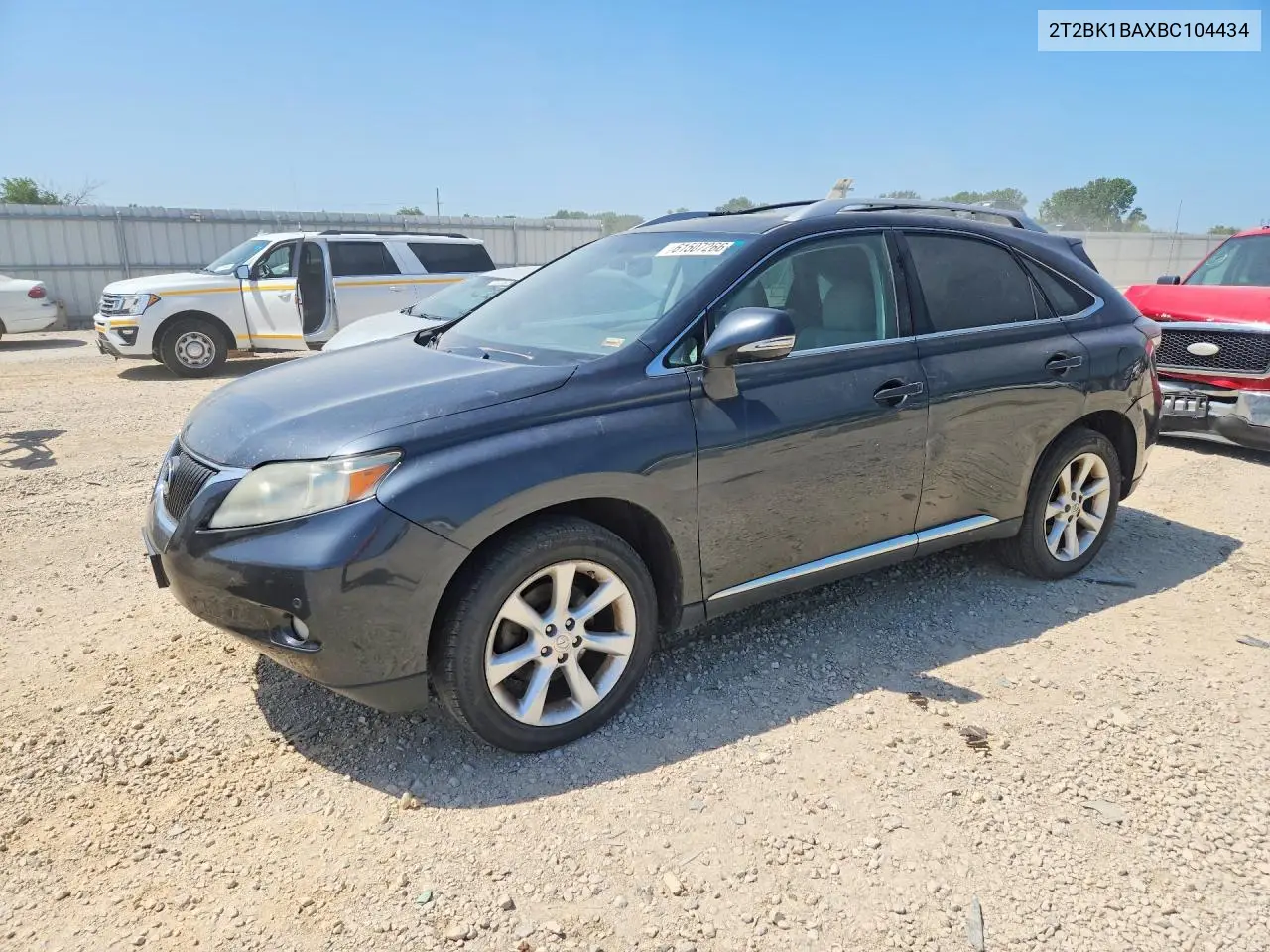 2011 Lexus Rx 350 VIN: 2T2BK1BAXBC104434 Lot: 61507266