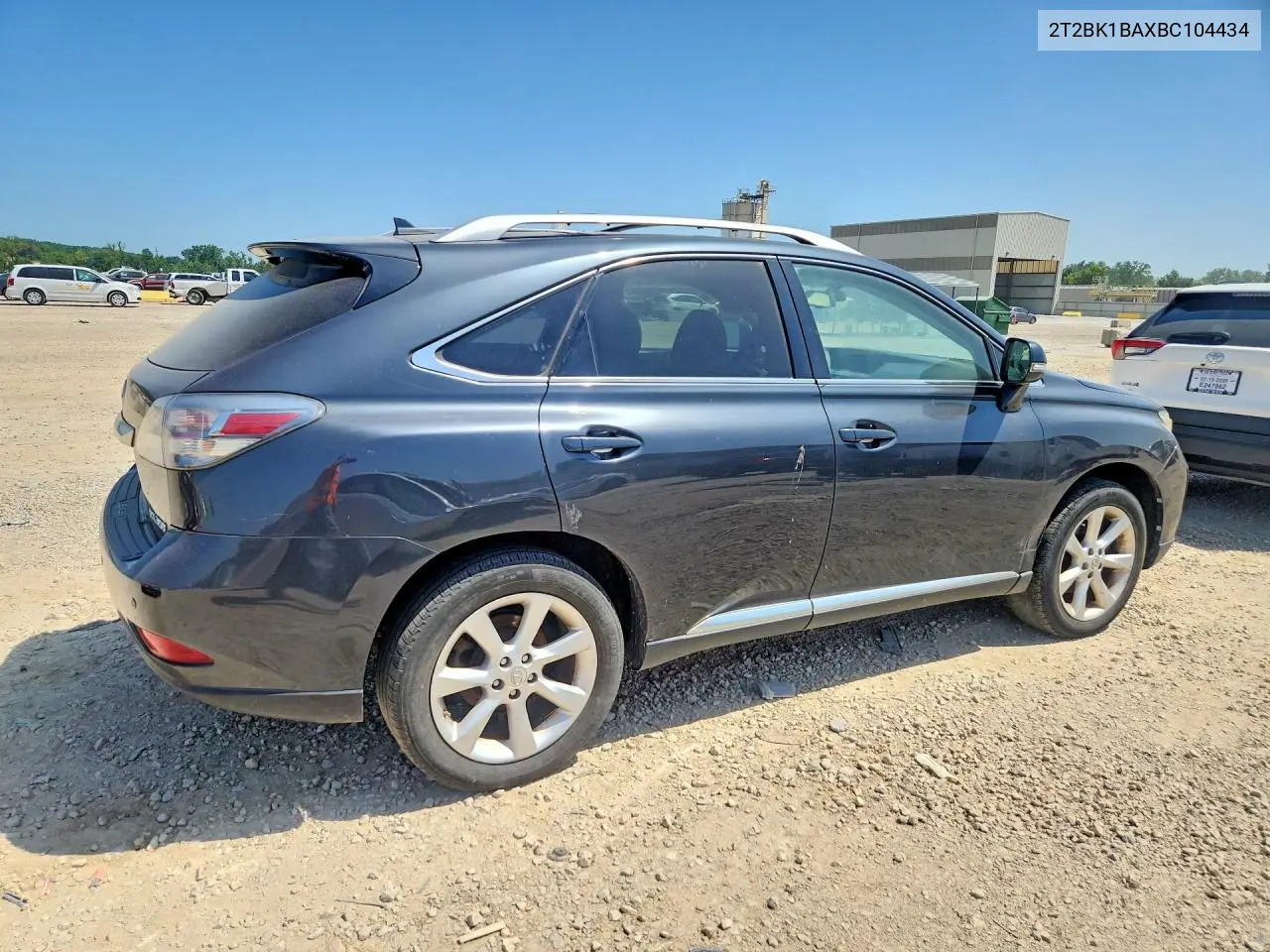 2011 Lexus Rx 350 VIN: 2T2BK1BAXBC104434 Lot: 61507266