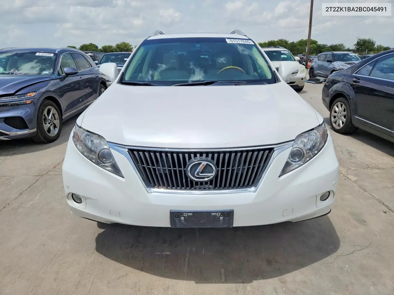 2011 Lexus Rx 350 VIN: 2T2ZK1BA2BC045491 Lot: 61517846