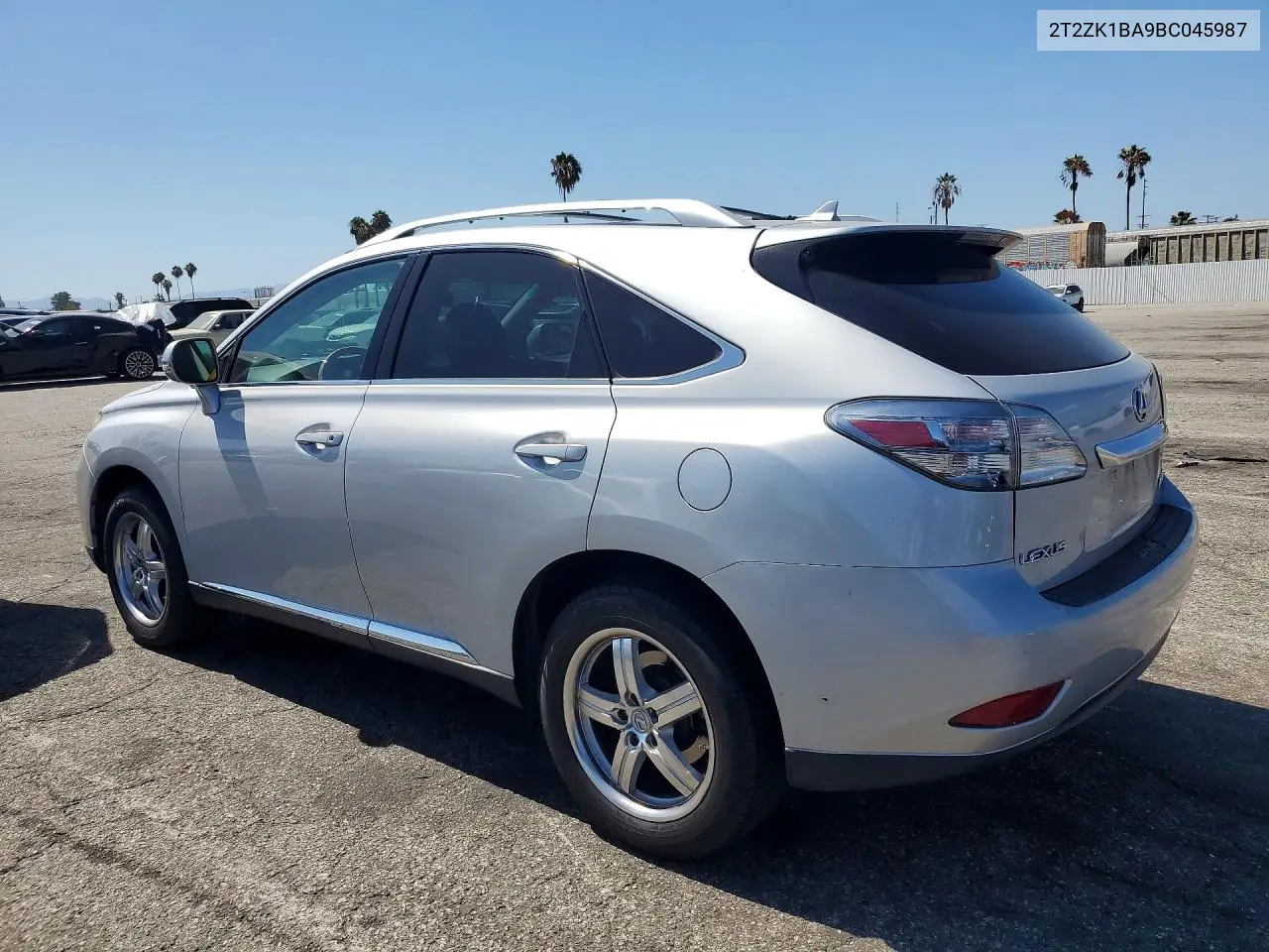 2011 Lexus Rx 350 VIN: 2T2ZK1BA9BC045987 Lot: 61750196