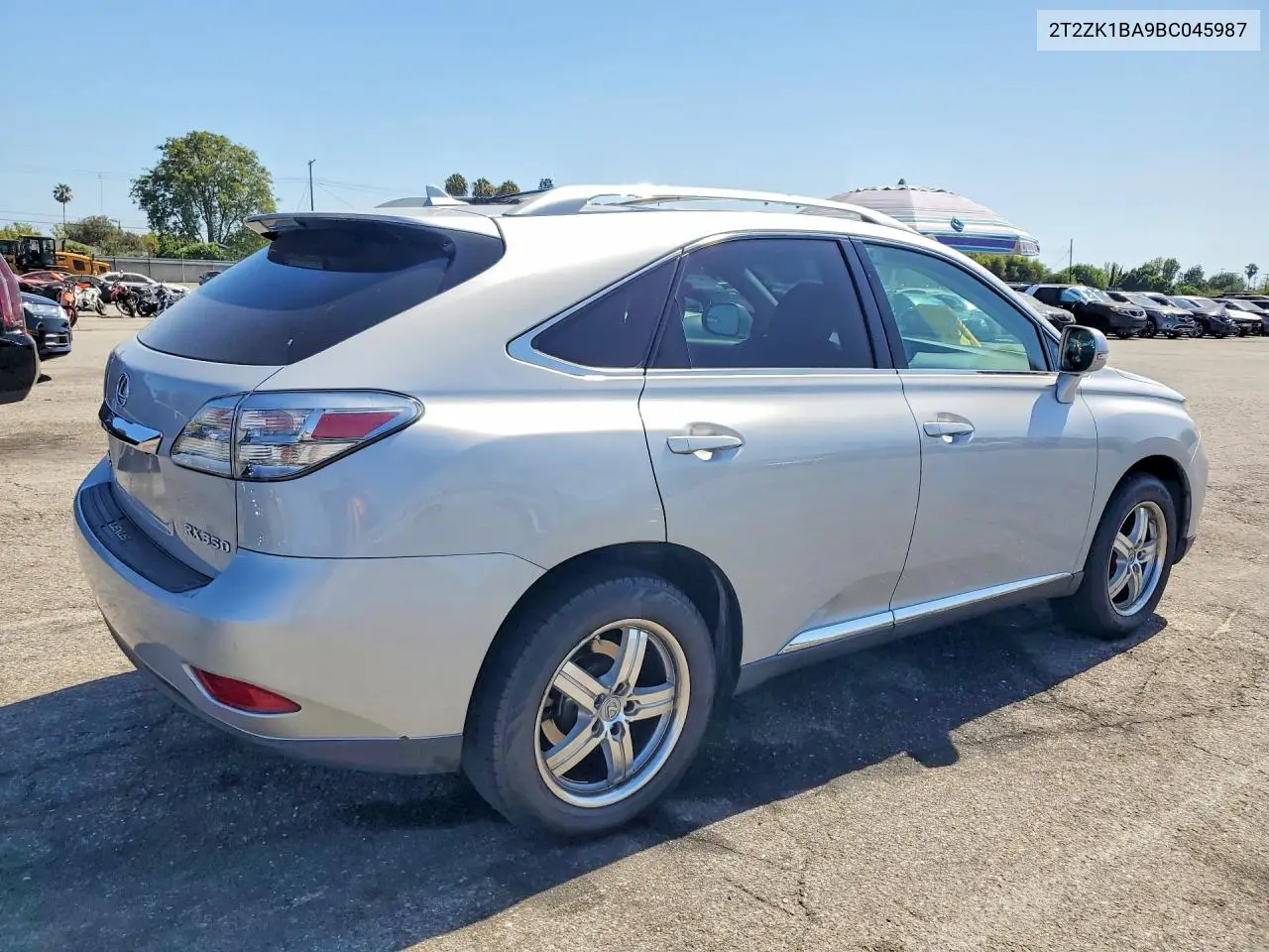 2011 Lexus Rx 350 VIN: 2T2ZK1BA9BC045987 Lot: 61750196