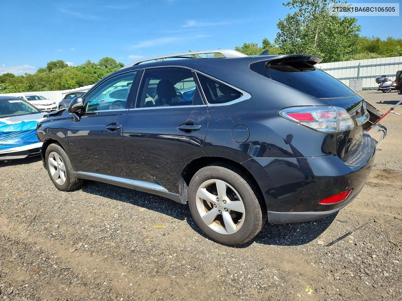 2011 Lexus Rx 350 VIN: 2T2BK1BA6BC106505 Lot: 61813346