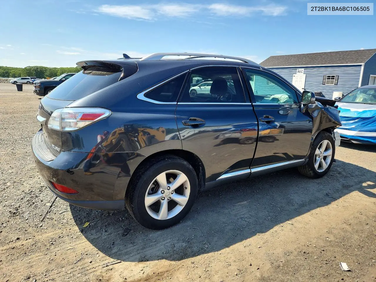 2011 Lexus Rx 350 VIN: 2T2BK1BA6BC106505 Lot: 61813346
