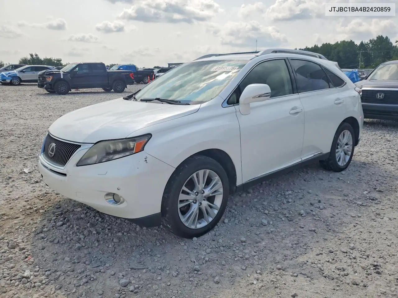 2011 Lexus Rx 450H VIN: JTJBC1BA4B2420859 Lot: 61995376