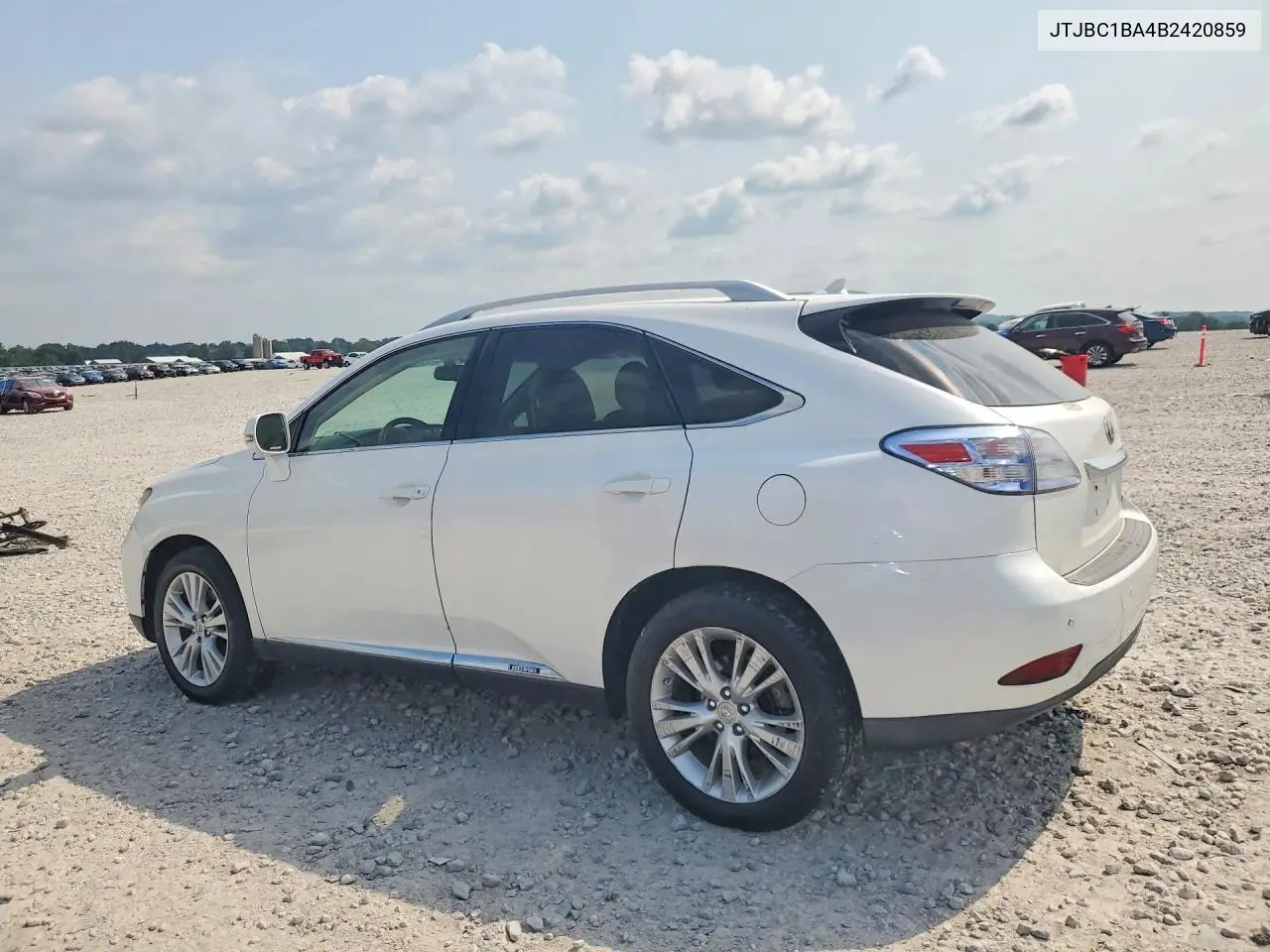 2011 Lexus Rx 450H VIN: JTJBC1BA4B2420859 Lot: 61995376