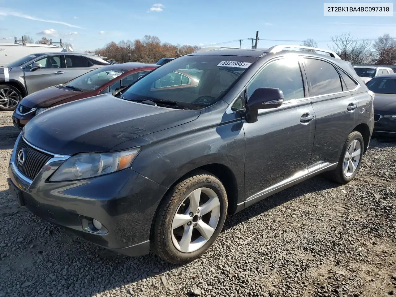 2T2BK1BA4BC097318 2011 Lexus Rx