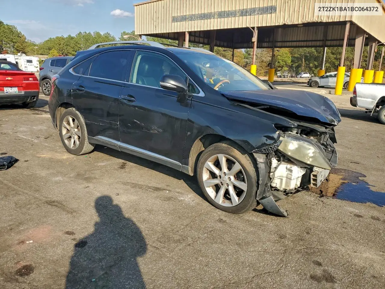 2T2ZK1BA1BC064372 2011 Lexus Rx 350