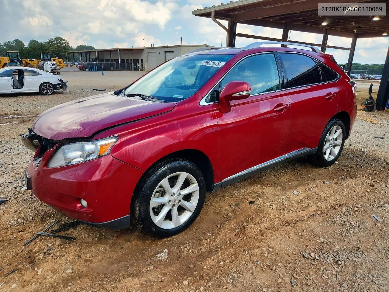 2012 Lexus Rx 350 VIN: 2T2BK1BA6CC130059 Lot: 59638046