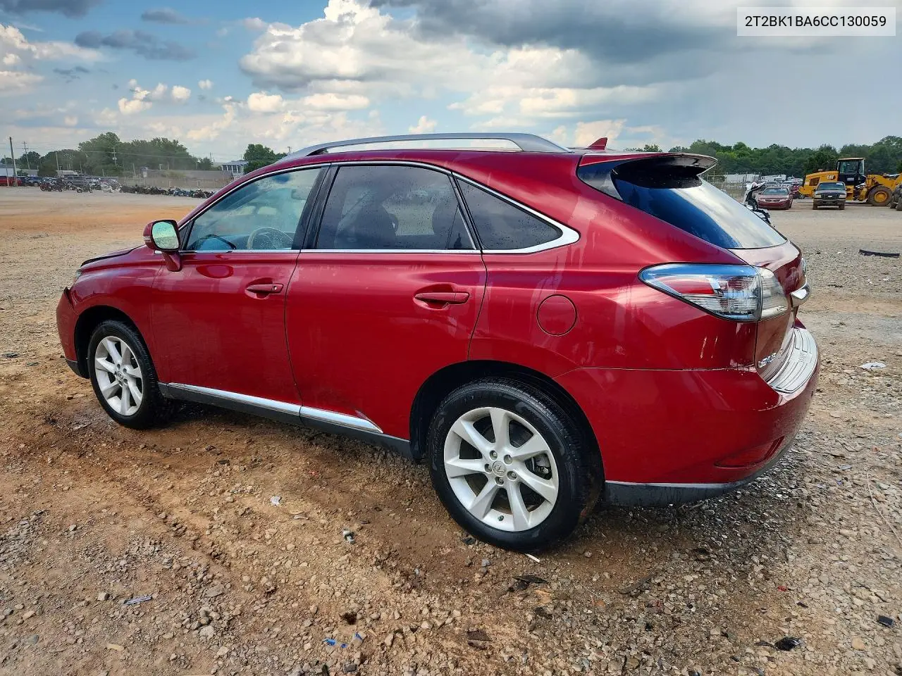 2012 Lexus Rx 350 VIN: 2T2BK1BA6CC130059 Lot: 59638046