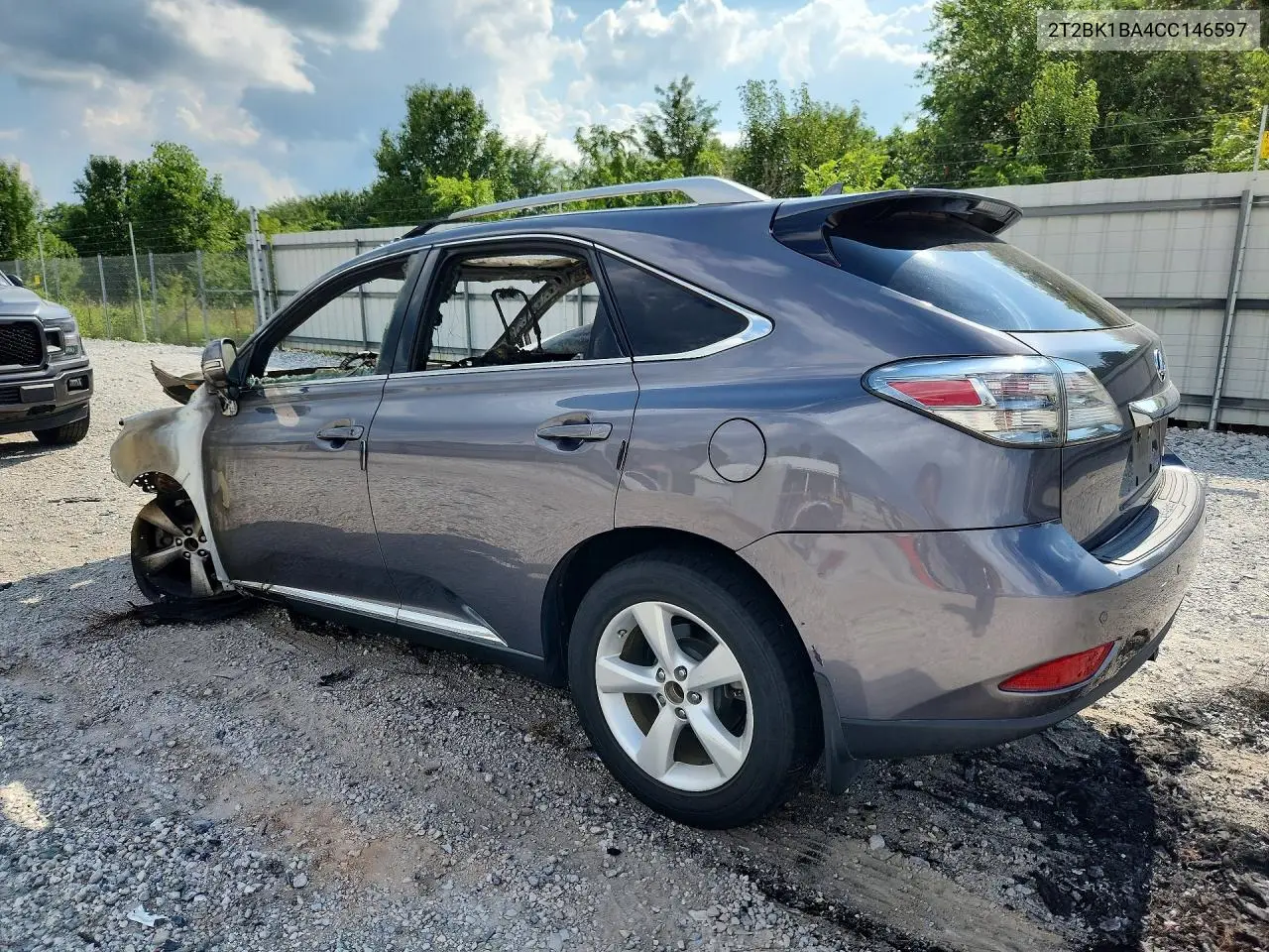 2012 Lexus Rx 350 VIN: 2T2BK1BA4CC146597 Lot: 60247746