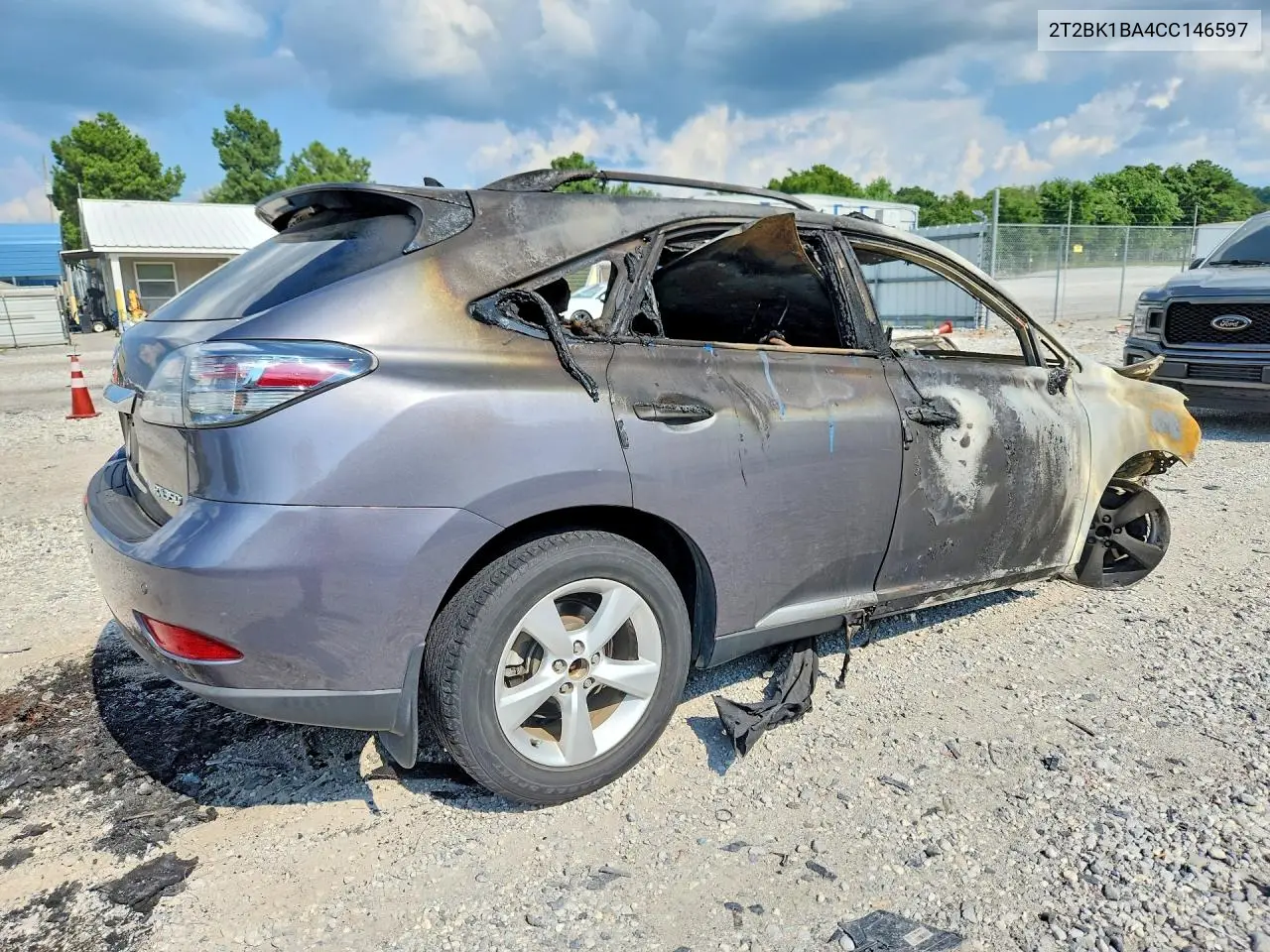 2012 Lexus Rx 350 VIN: 2T2BK1BA4CC146597 Lot: 60247746