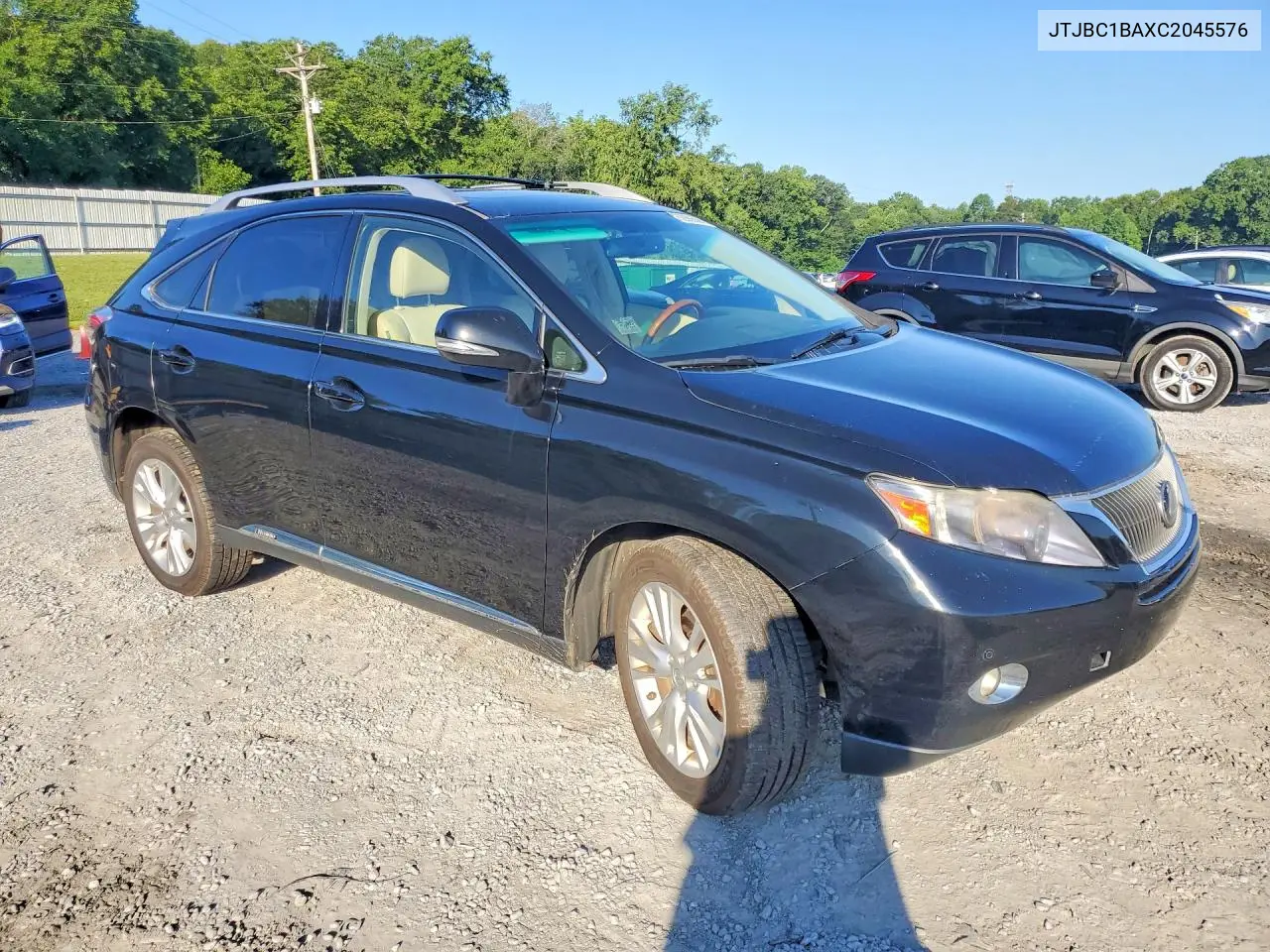 2012 Lexus Rx 450H VIN: JTJBC1BAXC2045576 Lot: 60999566