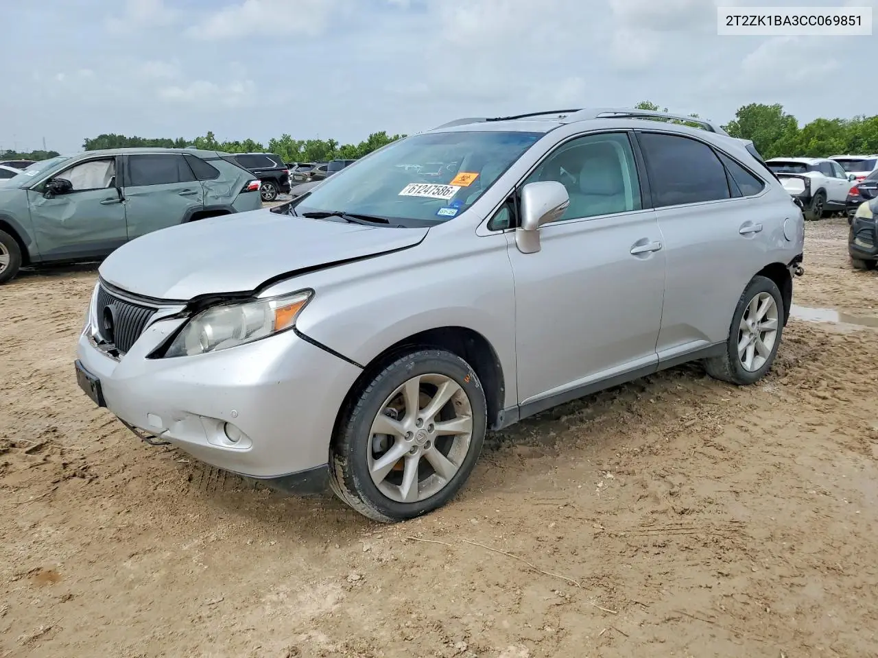 2012 Lexus Rx 350 VIN: 2T2ZK1BA3CC069851 Lot: 61247586