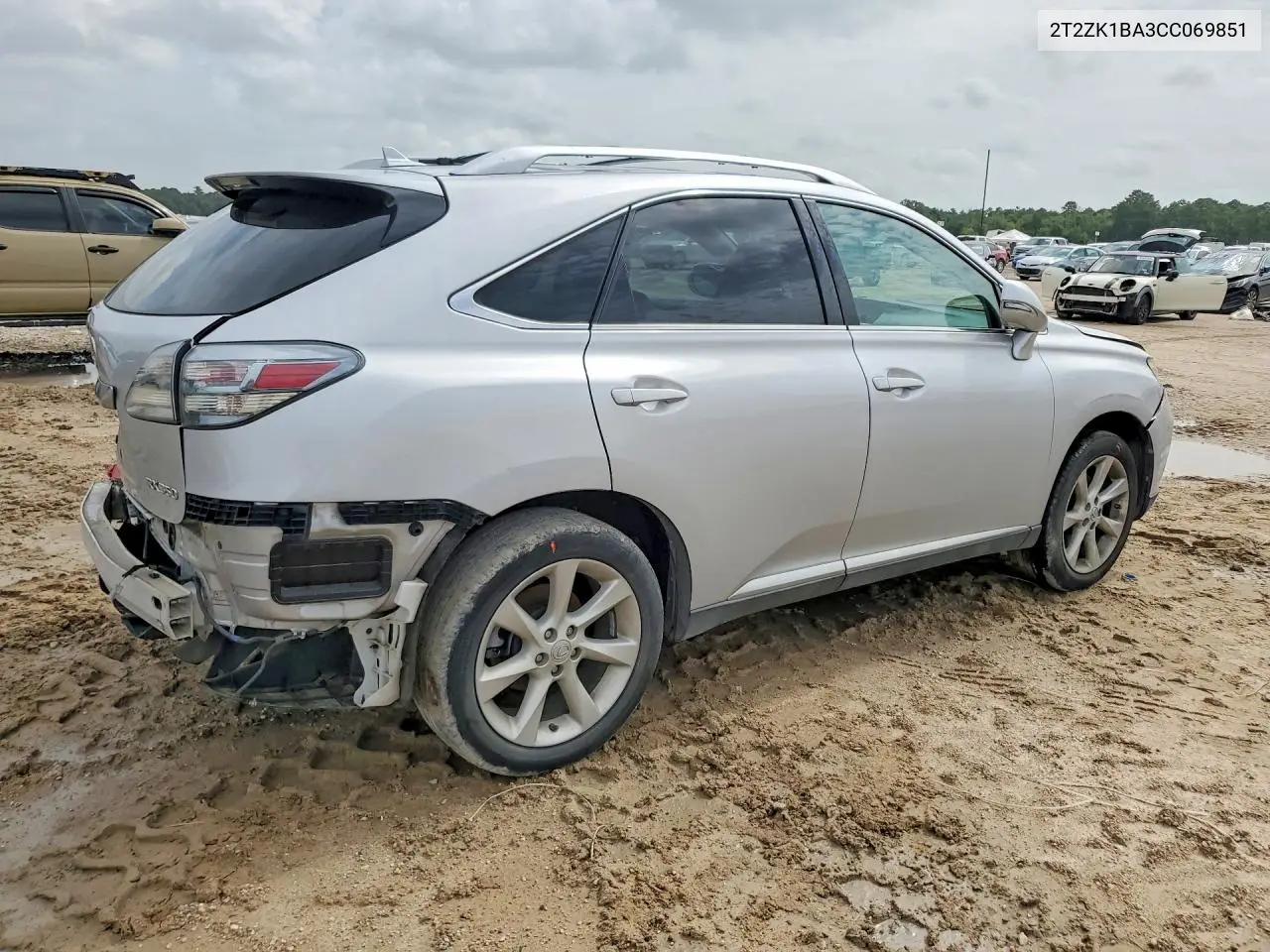 2012 Lexus Rx 350 VIN: 2T2ZK1BA3CC069851 Lot: 61247586