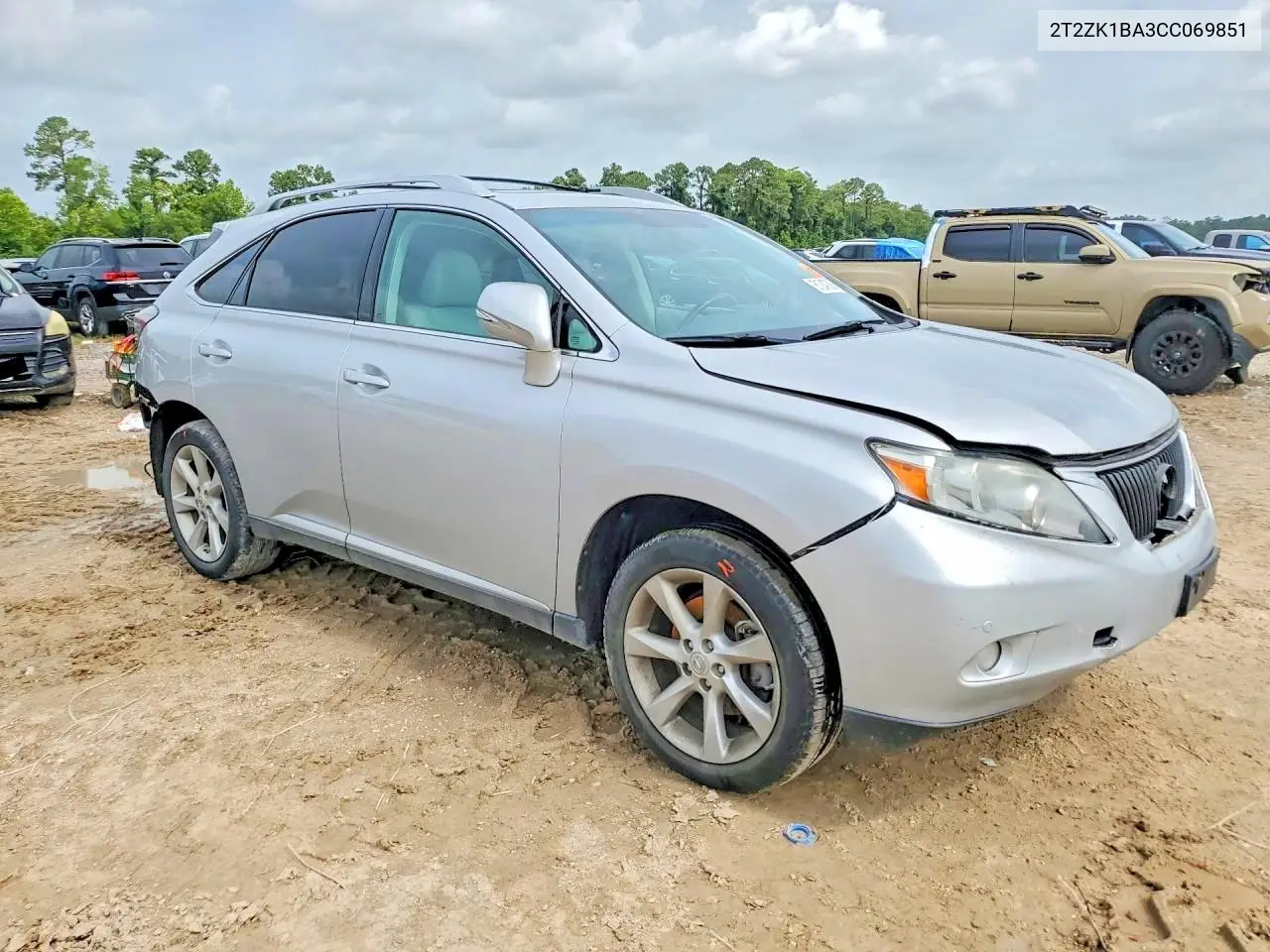 2012 Lexus Rx 350 VIN: 2T2ZK1BA3CC069851 Lot: 61247586
